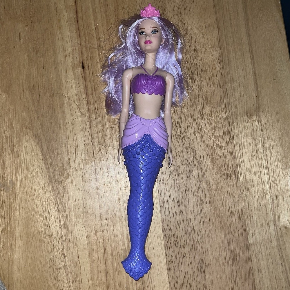 2021 Dreamtopia Barbie Mermaid Doll Light Purple Lavender Hair Color